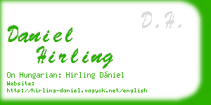 daniel hirling business card